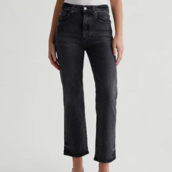 New AG Kinsley AG-ED High Rise Pop Crop Jeans in 10 Years Bonfire size 25 - Picture 1 of 16